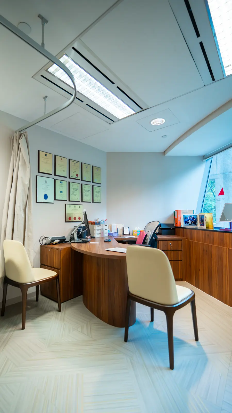 Doctor's consultation room at Fusion Medical, Wheelock Place