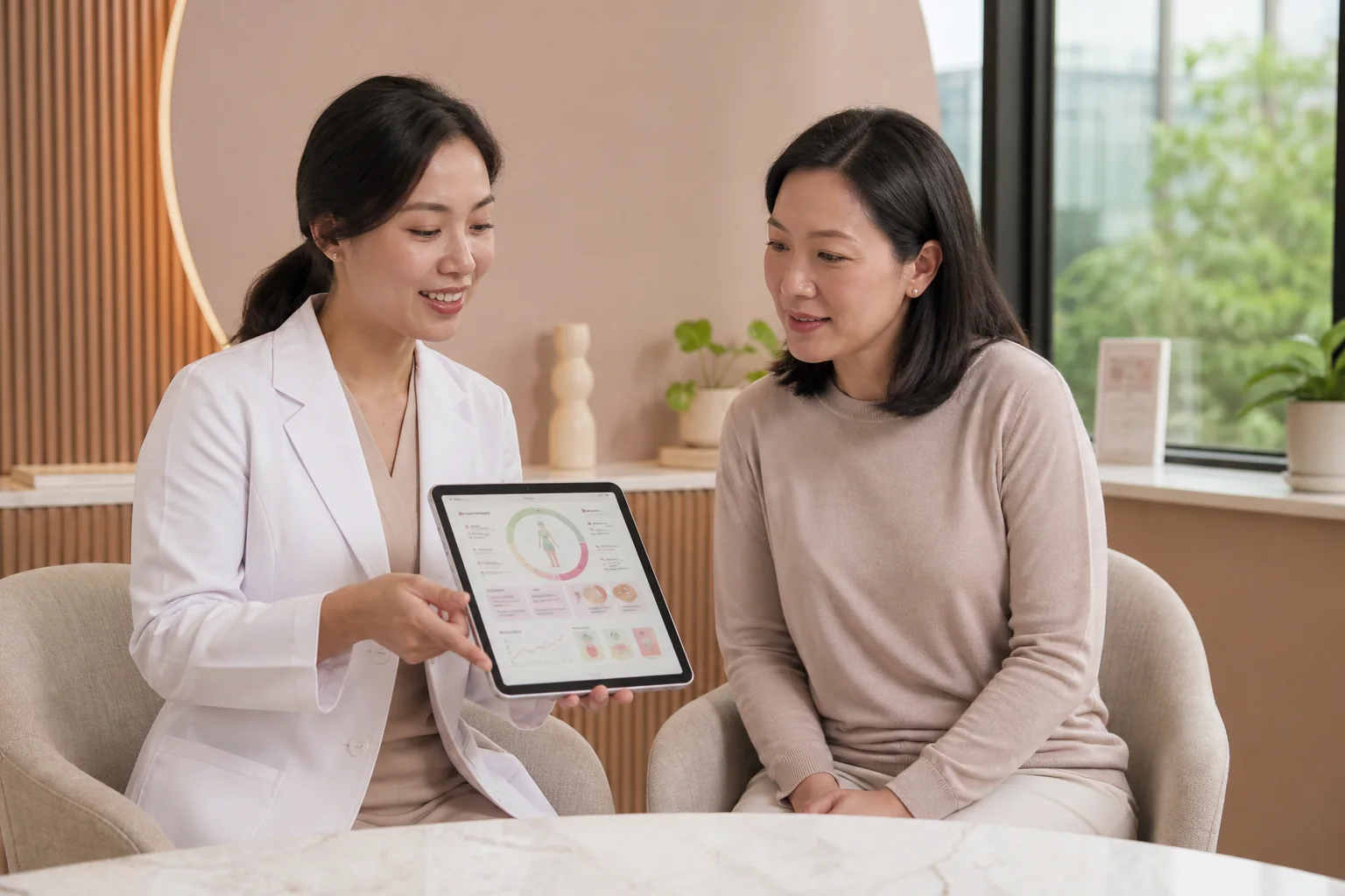 Women’s health consultation context